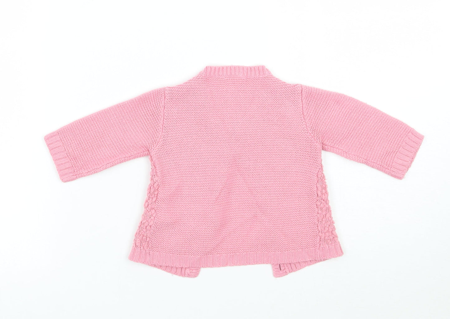 F&F Girls Pink   Cardigan Jumper   - newborn