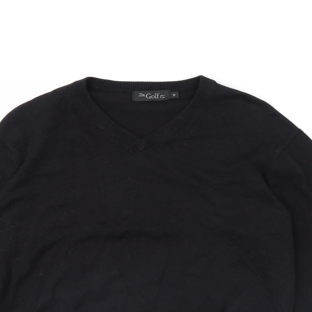 The Golf Co Mens Black   Pullover Jumper Size M