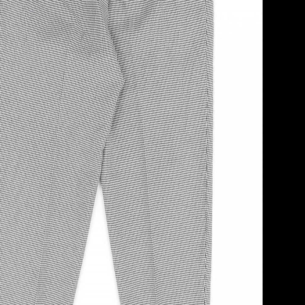 m&s Womens Black   Trousers  Size 12 L29 in