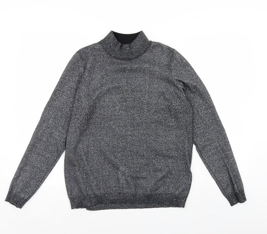 Vera Moda Womens Silver   Pullover Jumper Size M