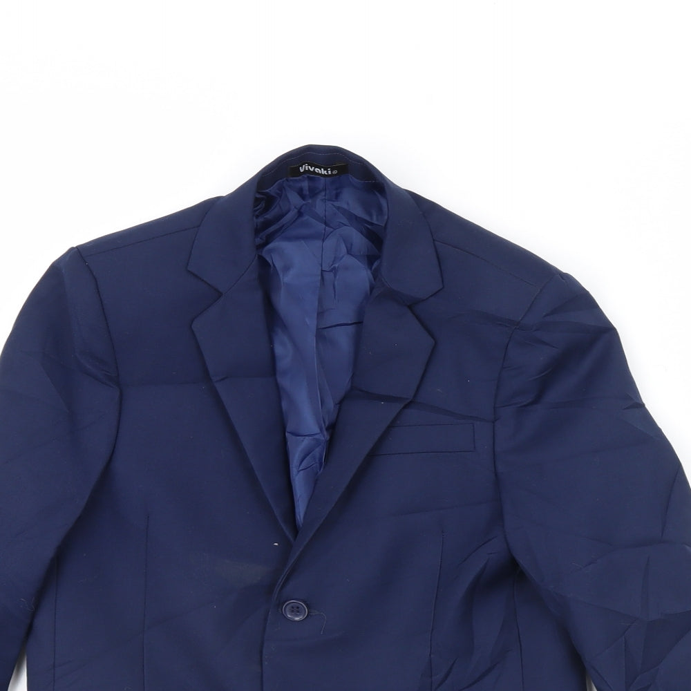 VivaKi Womens Blue   Jacket Blazer Size 8
