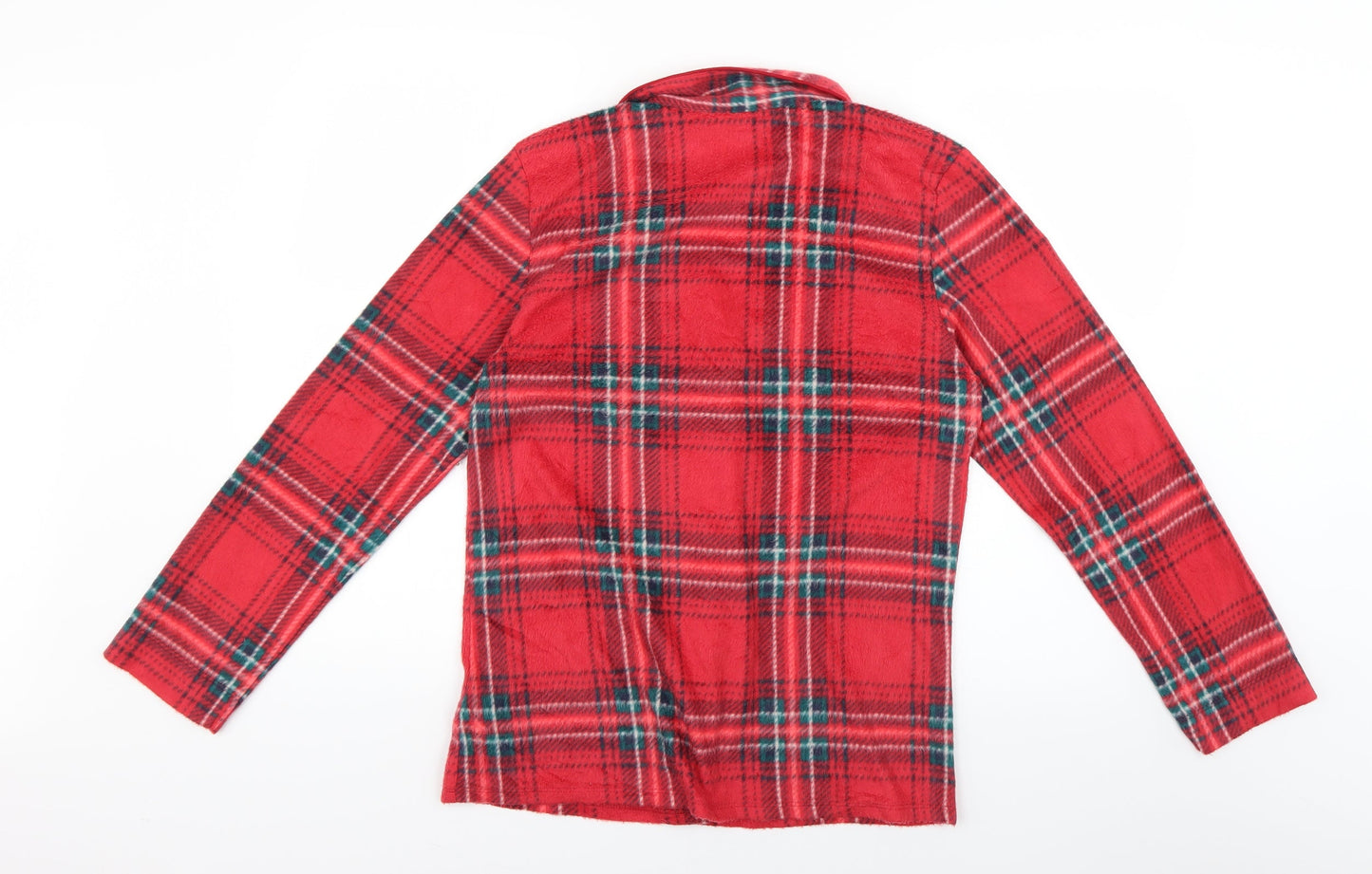Marks and Spencer Womens Red Check  Top Pyjama Top Size S