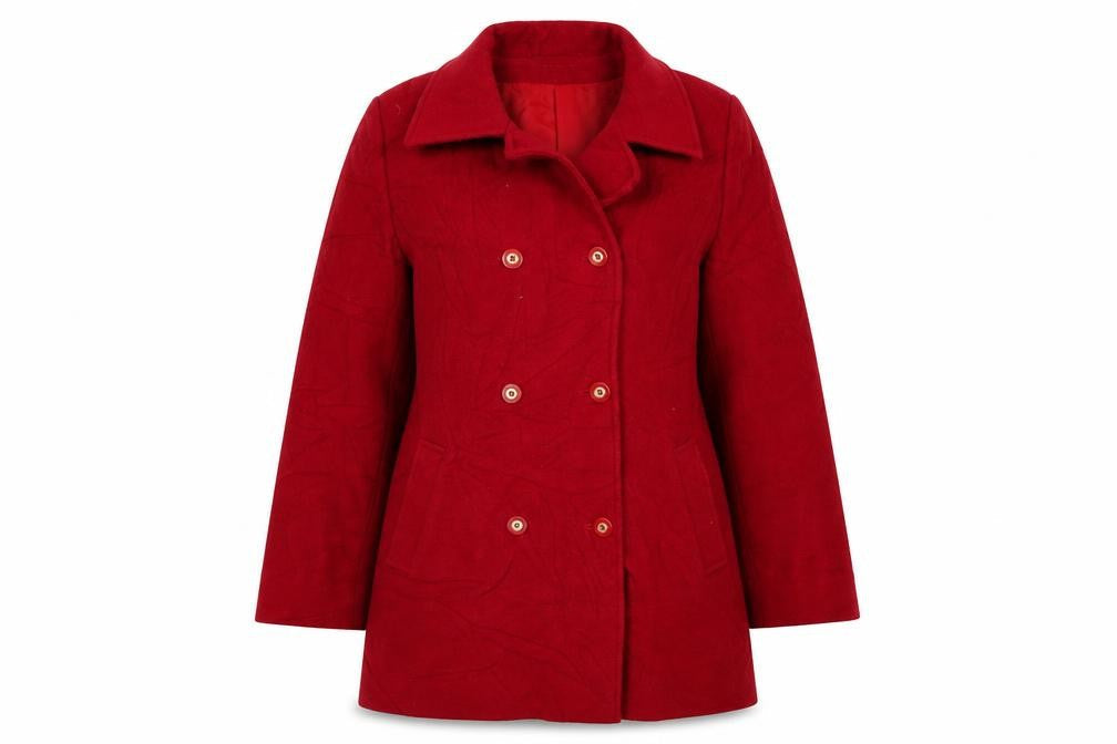 Marks & Spencer Womens Red   Pea Coat Coat Size 12