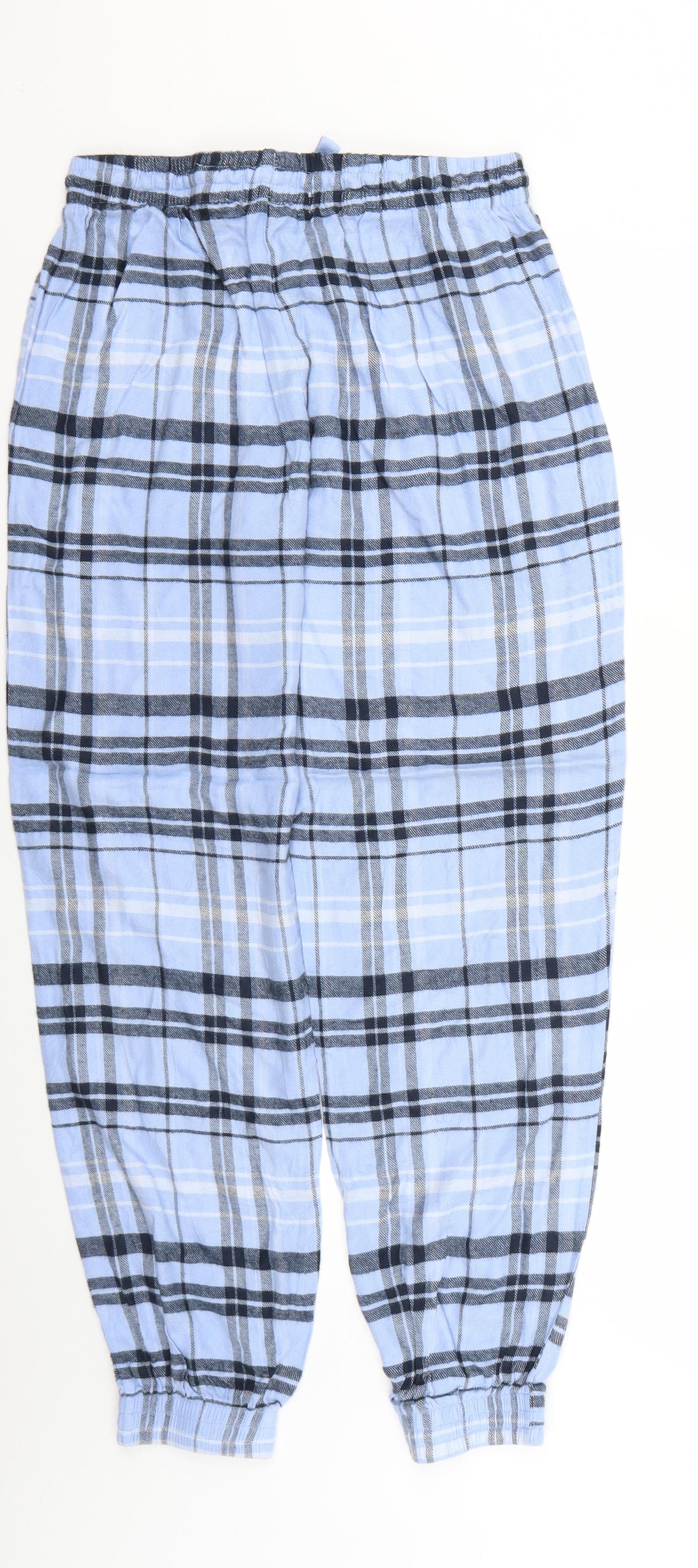 NEXT Womens Blue Check   Pyjama Pants Size M