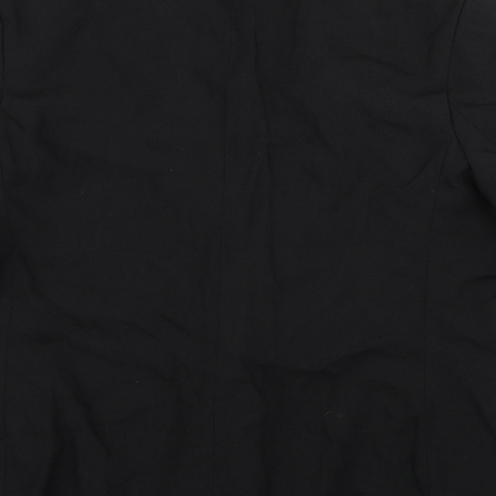 St Michael Mens Black   Jacket Suit Jacket Size 42