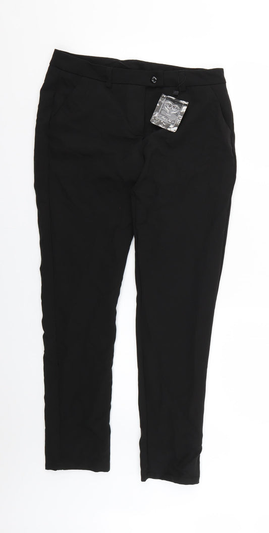 deadiva Womens Black   Trousers  Size 12 L27 in