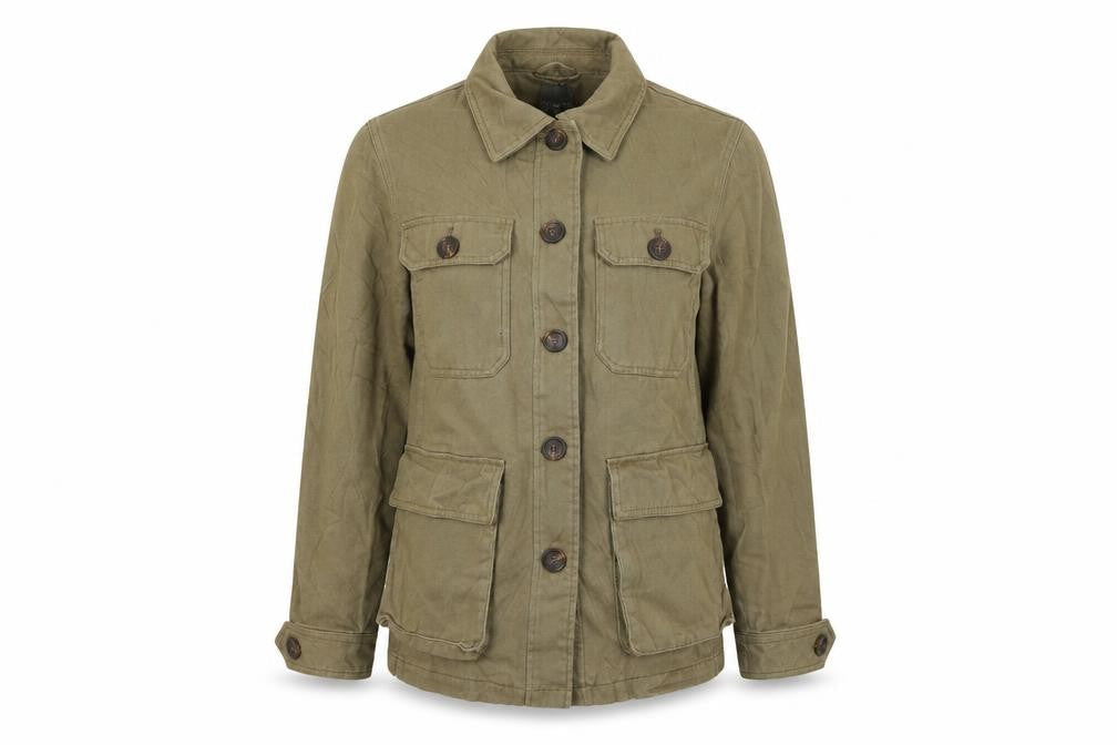 Primark Womens Green   Overcoat Coat Size 12