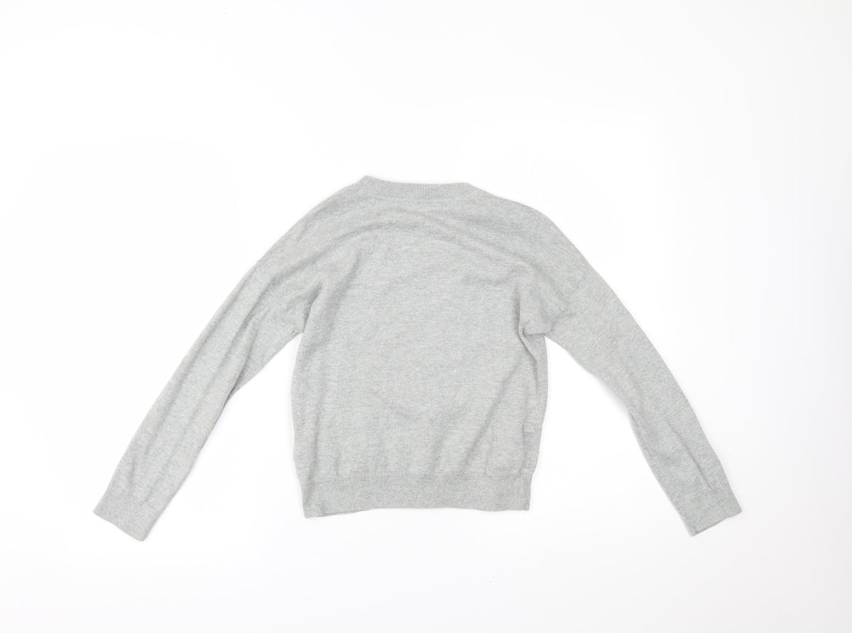 Gap Girls Grey   Pullover Jumper Size 10-11 Years