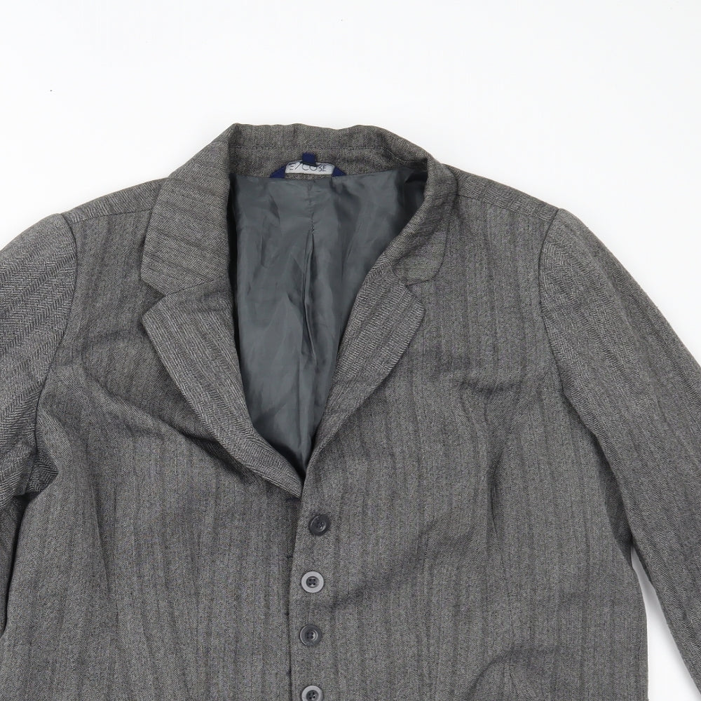 Encore Womens Grey   Jacket Blazer Size 16