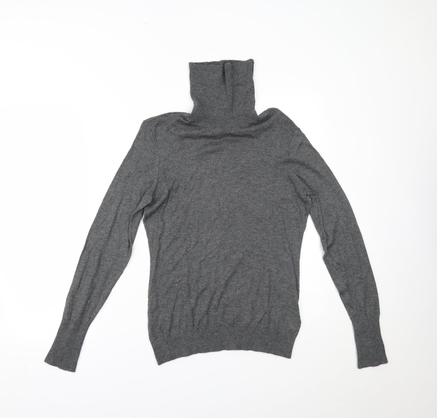 H&M Womens Grey   Basic Blouse Size S