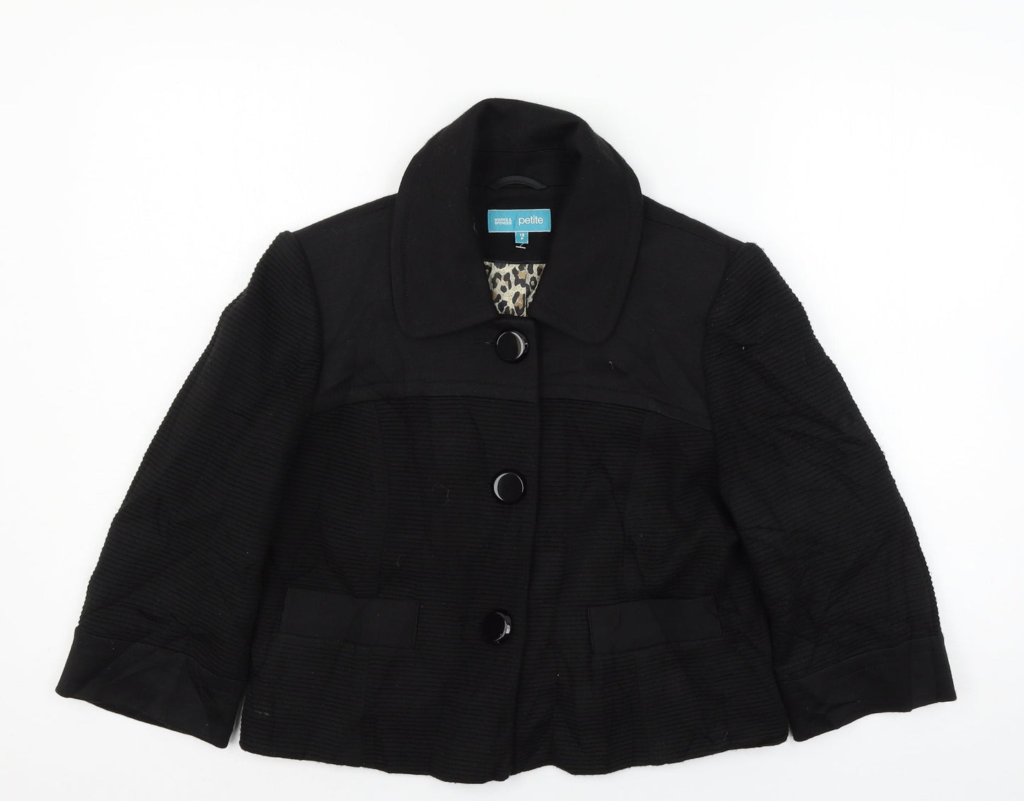 Marks and Spencer Womens Black   Jacket  Size 12