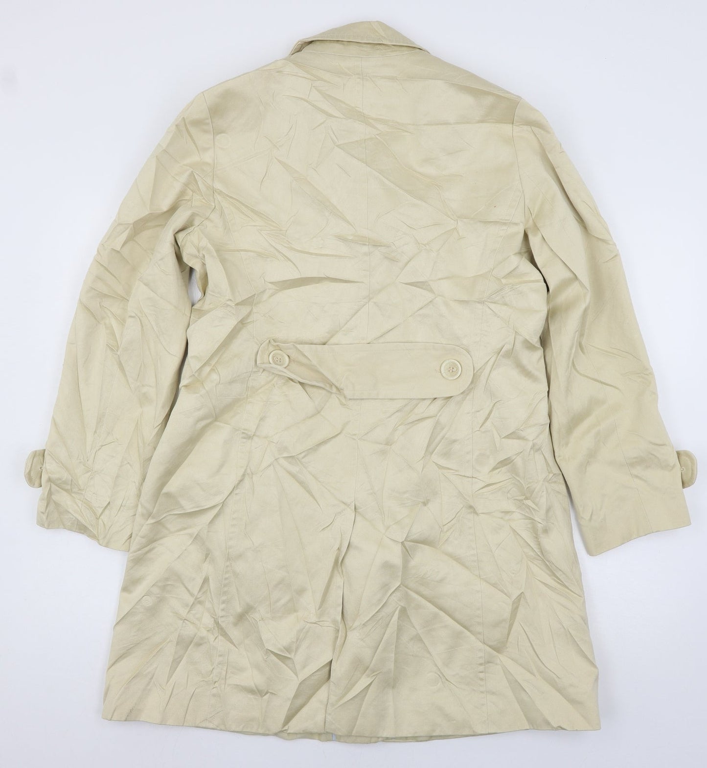 Marks and Spencer Womens Ivory   Overcoat Coat Size 16