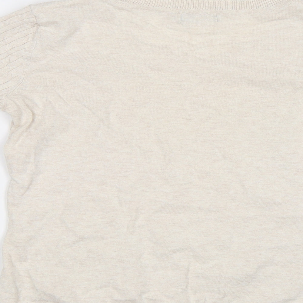 F&F Womens Beige   Pullover Jumper Size 10