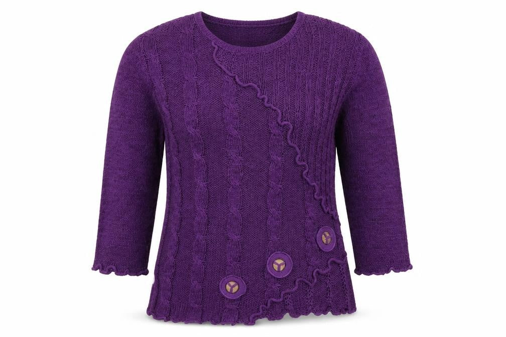 Inspire Collection Womens Purple   Pullover Jumper Size M