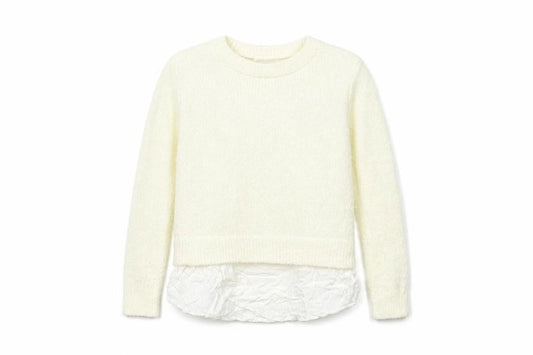 H&M Girls White   Pullover Jumper Size 11-12 Years