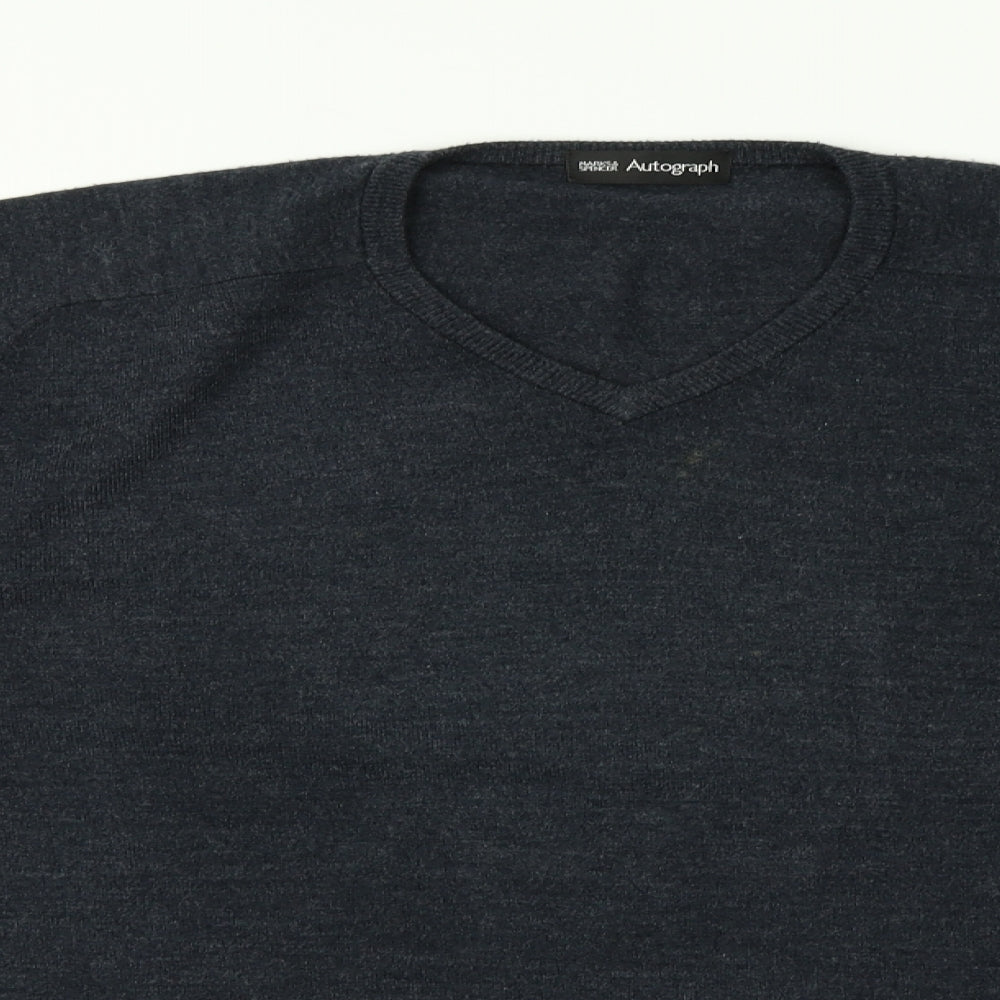 Marks and Mens Grey   Pullover Jumper Size L