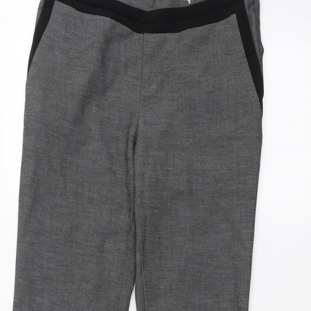 H&M Womens Black   Trousers  Size 8 L28 in