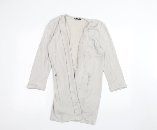 Wallis Womens Grey   Jacket Coatigan Size M