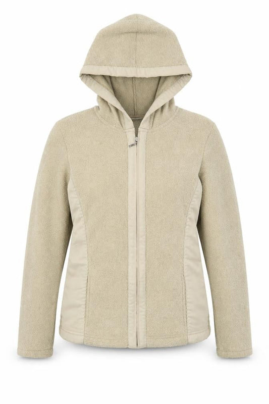 Next Womens Beige  Flannel Jacket  Size 8
