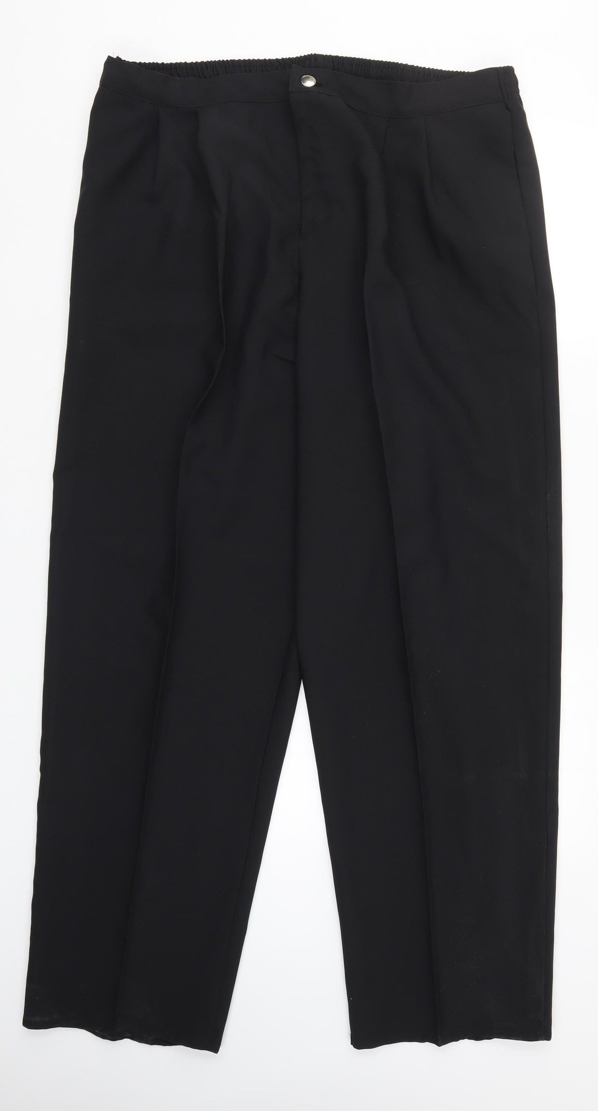 Q&P Womens Black   Trousers  Size 20 L31 in