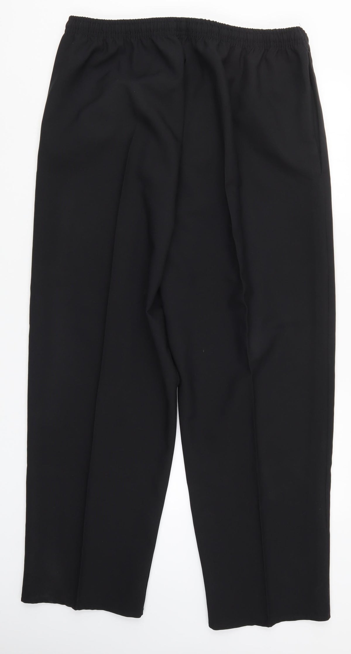 Q&P Womens Black   Trousers  Size 20 L31 in