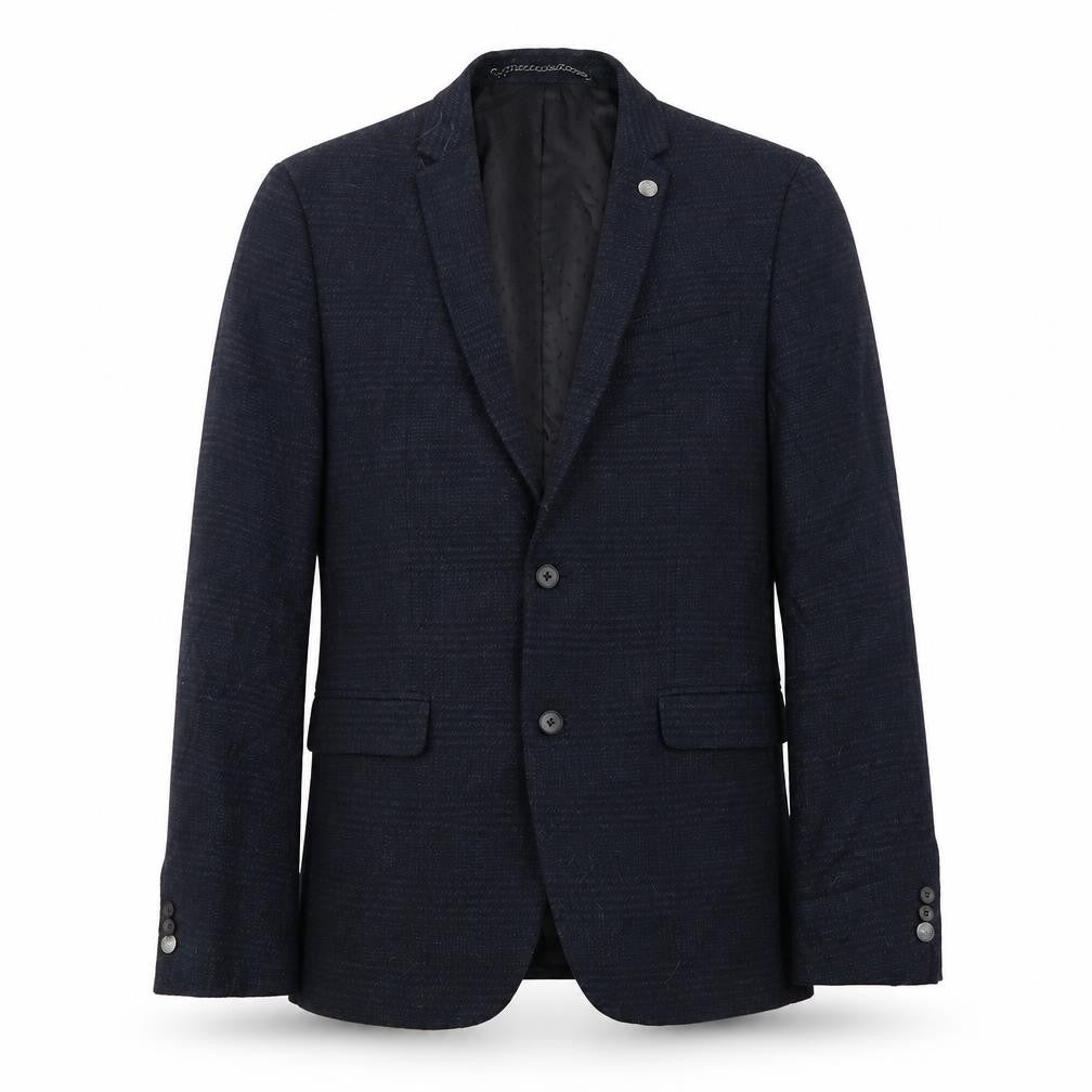 Burton Mens Blue Striped  Jacket Suit Jacket Size M
