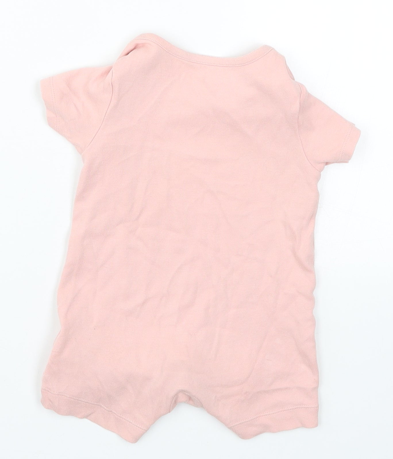 Marks and Spencer Boys Pink   Babygrow One-Piece Size 6-9 Months  - Zebra