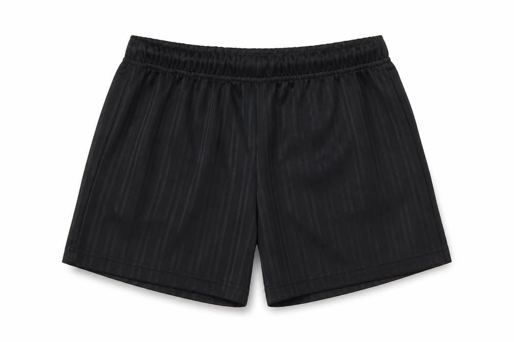 Matalan Boys Black Striped  Sweat Shorts Size 5 Years