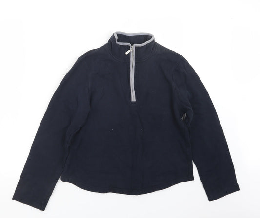 Maine Womens Blue   Pullover Sweatshirt Size 12