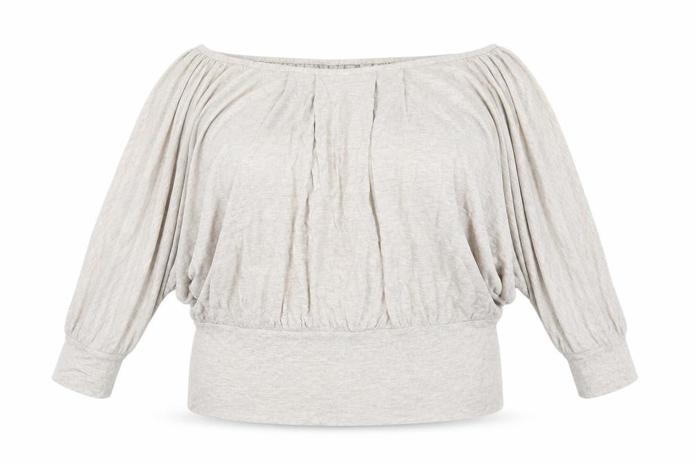Bay Womens Beige   Basic Blouse Size 14