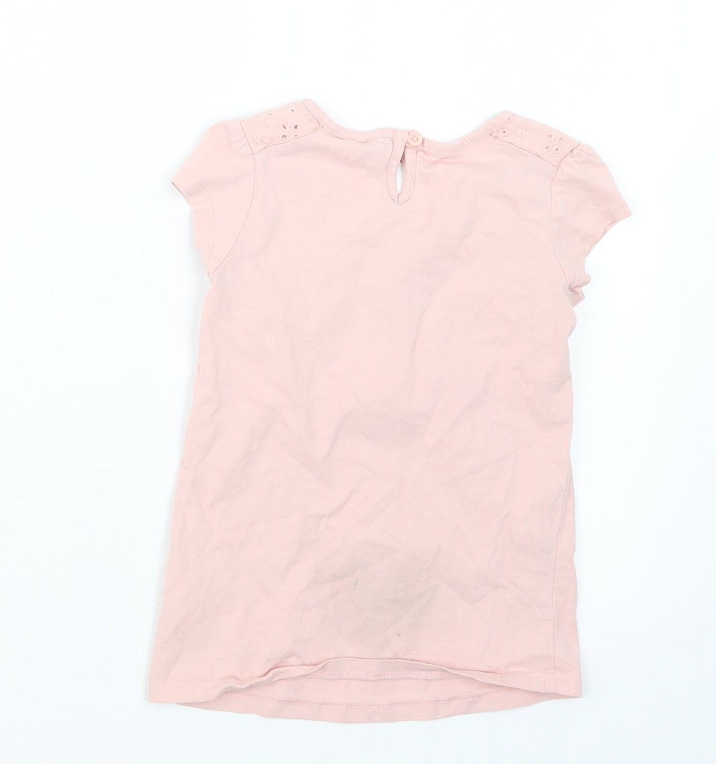 NEXT Girls Pink   Basic Blouse Size 5 Years