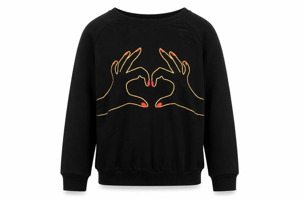 SheIn Girls Black   Pullover Jumper Size 10 Years