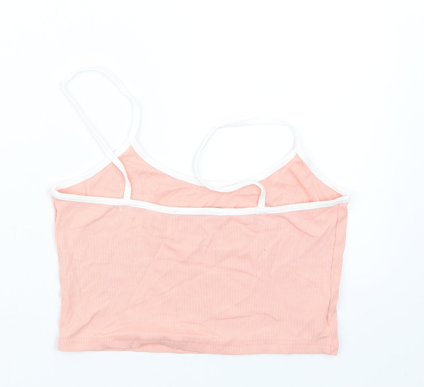 Zaful Womens Pink   Cropped T-Shirt Size 10