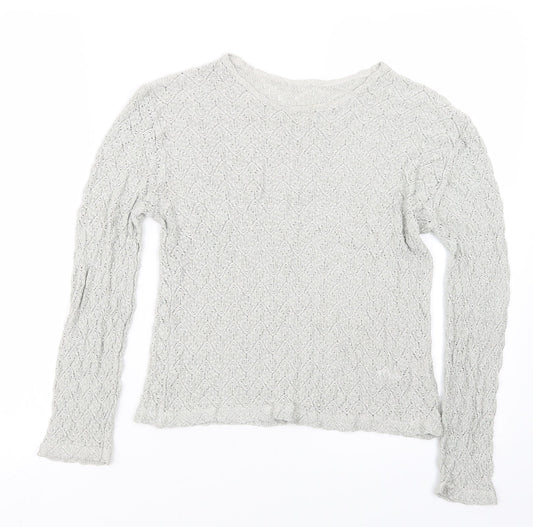 St Bernard Womens Grey  Knit Pullover Jumper Size 14