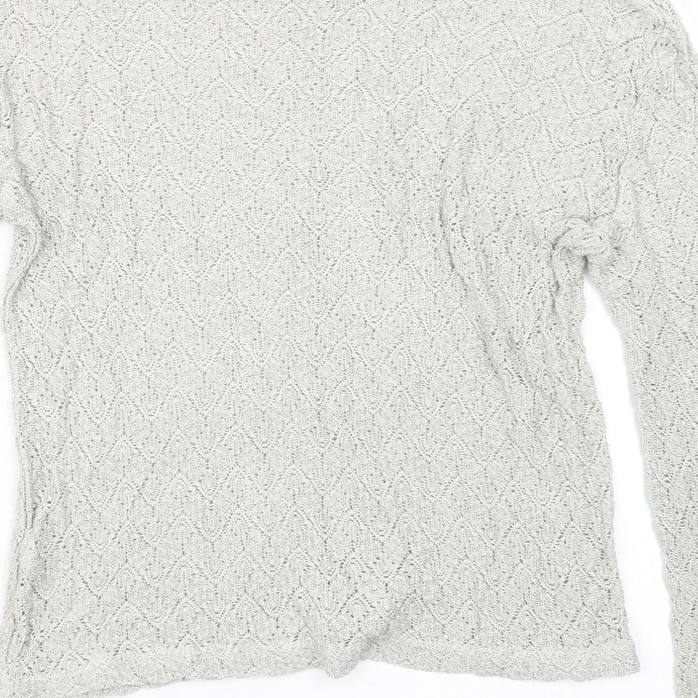 St Bernard Womens Grey  Knit Pullover Jumper Size 14