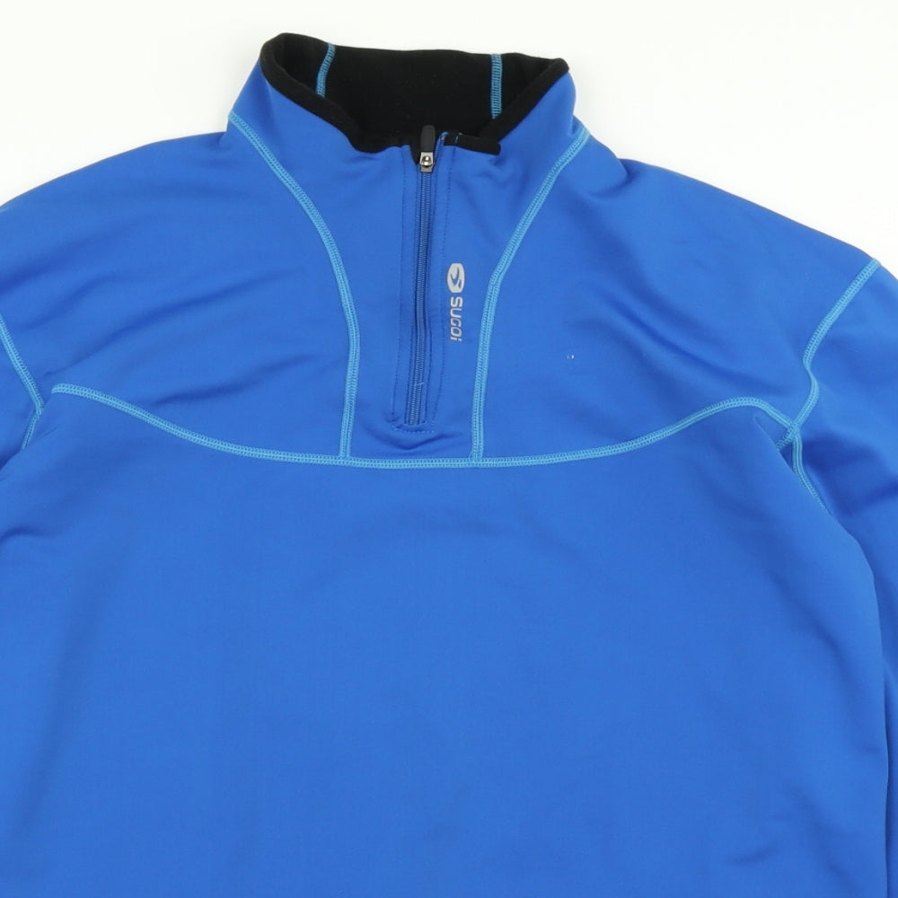 Sugio Womens Blue   Pullover Sweatshirt Size L