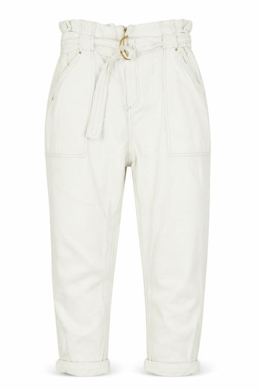 River Island Womens White  Denim Straight Jeans Size 10 L20 in - Paper