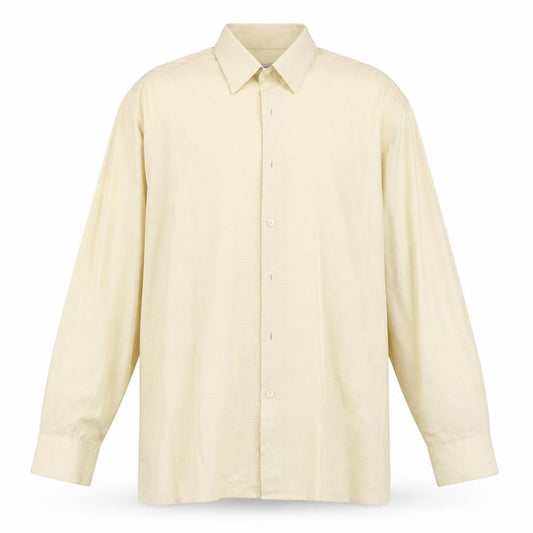 Burlin  Mens Beige    Button-Up Size 16.5