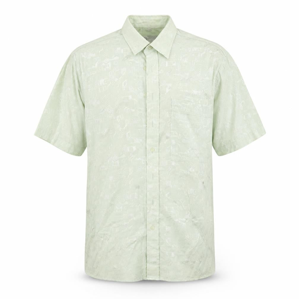 C&A Mens Green    Button-Up Size L