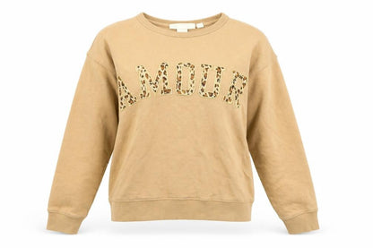 H&M Womens Brown   Pullover Sweatshirt Size XS