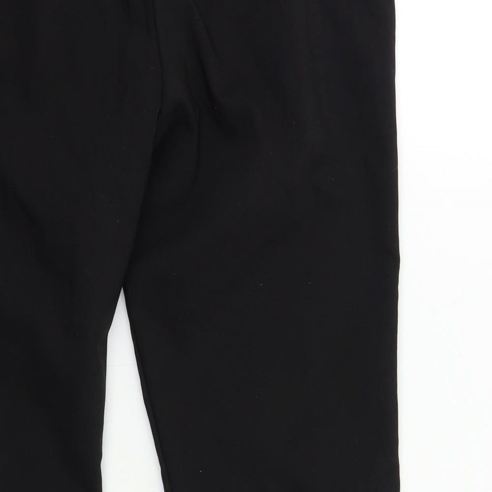 H&M Womens Black   Trousers  Size 12 L25 in