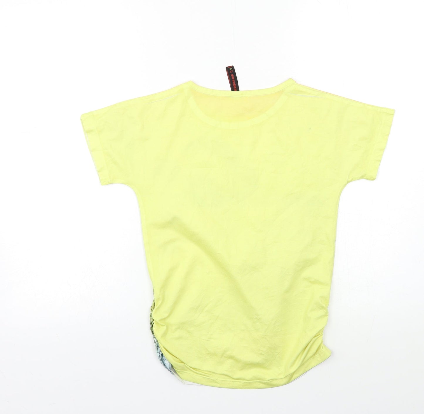 STREET KIDS Girls Yellow   Basic T-Shirt Size 10 Years