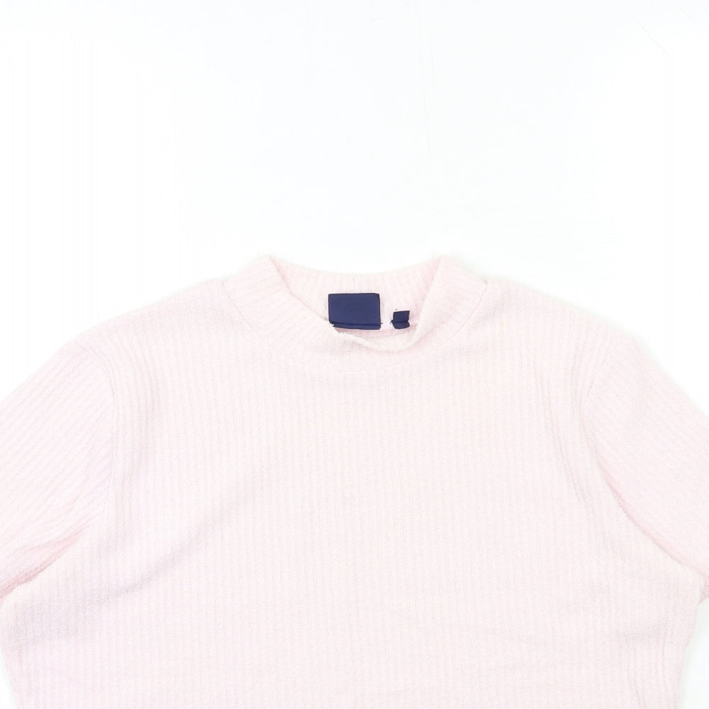 DASH Womens Pink  Knit Pullover Jumper Size 12