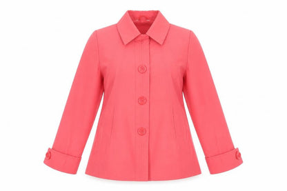 SPECIAL Womens Pink   Overcoat Coat Size 12