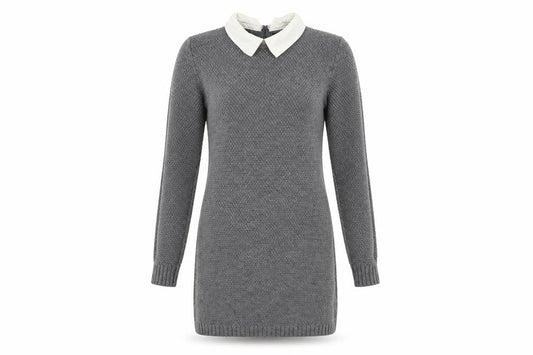 Atmosphere Womens Grey  Knit Jumper Dress  Size 8