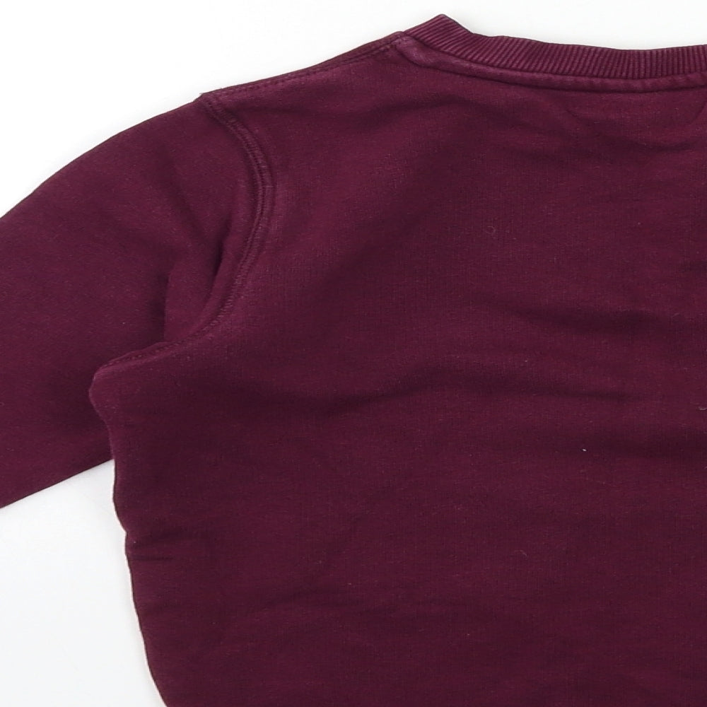 TU Boys Purple   Pullover Sweatshirt Size 5 Years