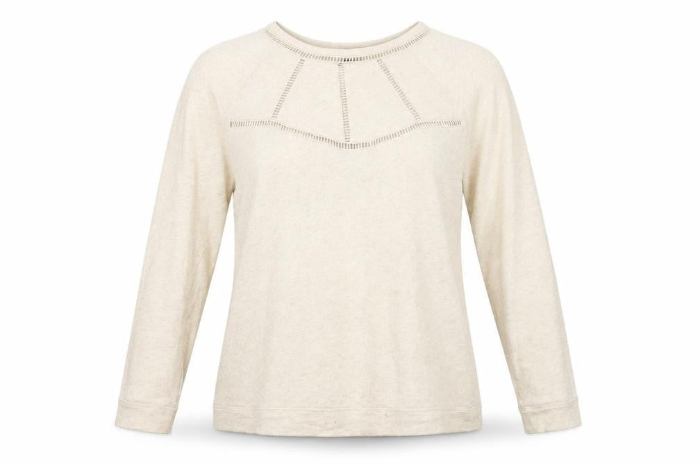 H&M Womens Beige   Pullover Sweatshirt Size S