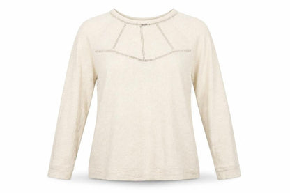 H&M Womens Beige   Pullover Sweatshirt Size S