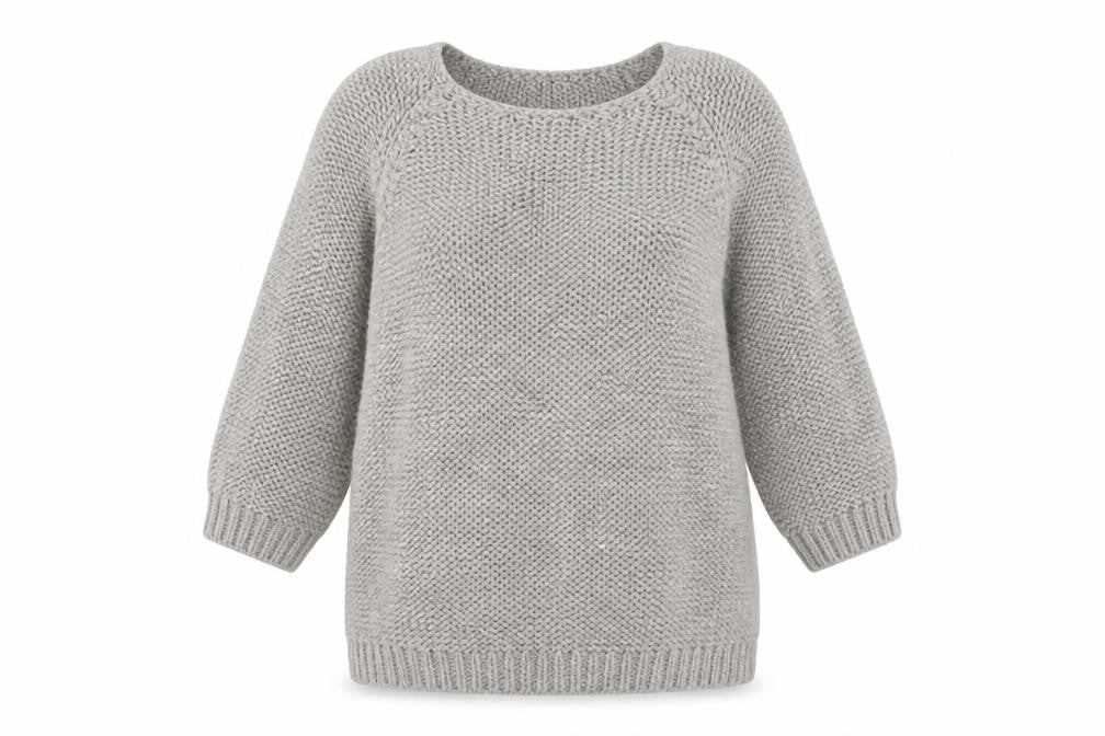 River Island Womens Grey  Knit Pullover Jumper Size 10