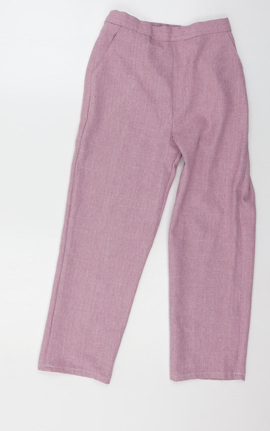 Preworn Womens Pink   Trousers  Size 8 L22 in